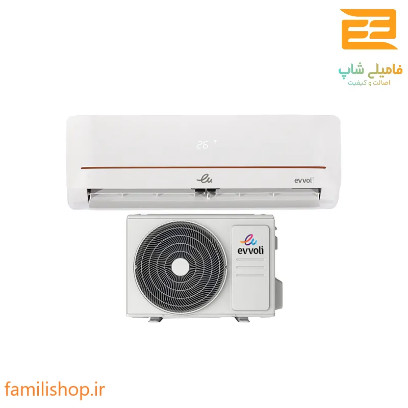 اسپلیت کولر گازی 30 هزار ایوولی مدل EVCIS-24K-MD-1